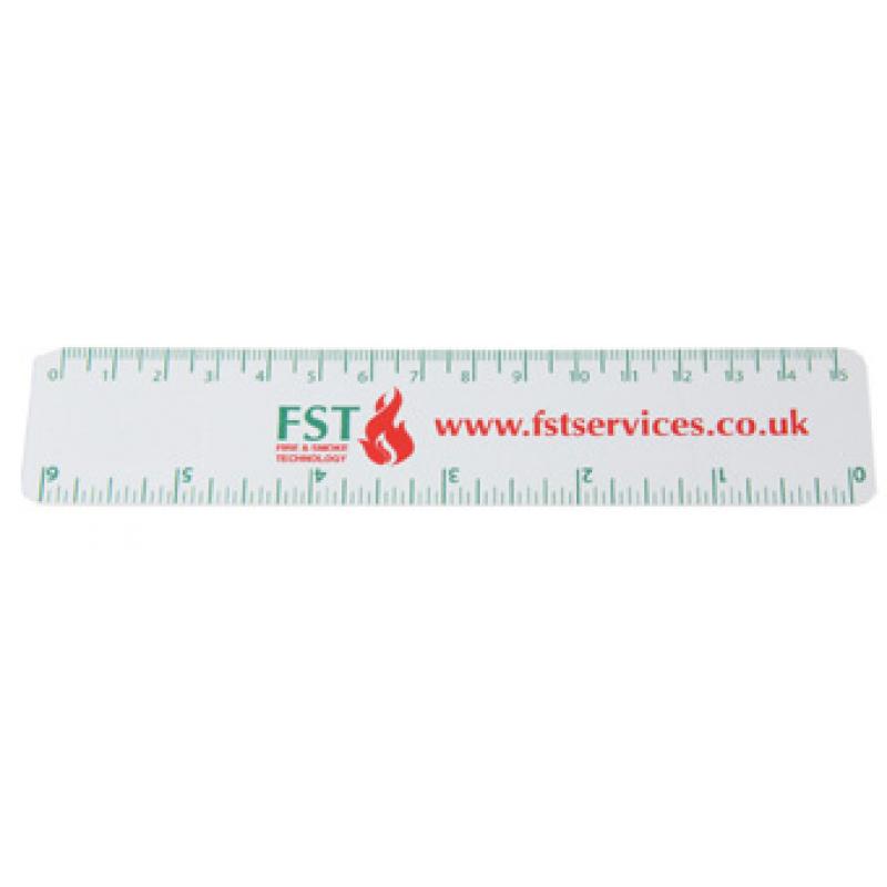 Plastic mailer Ruler