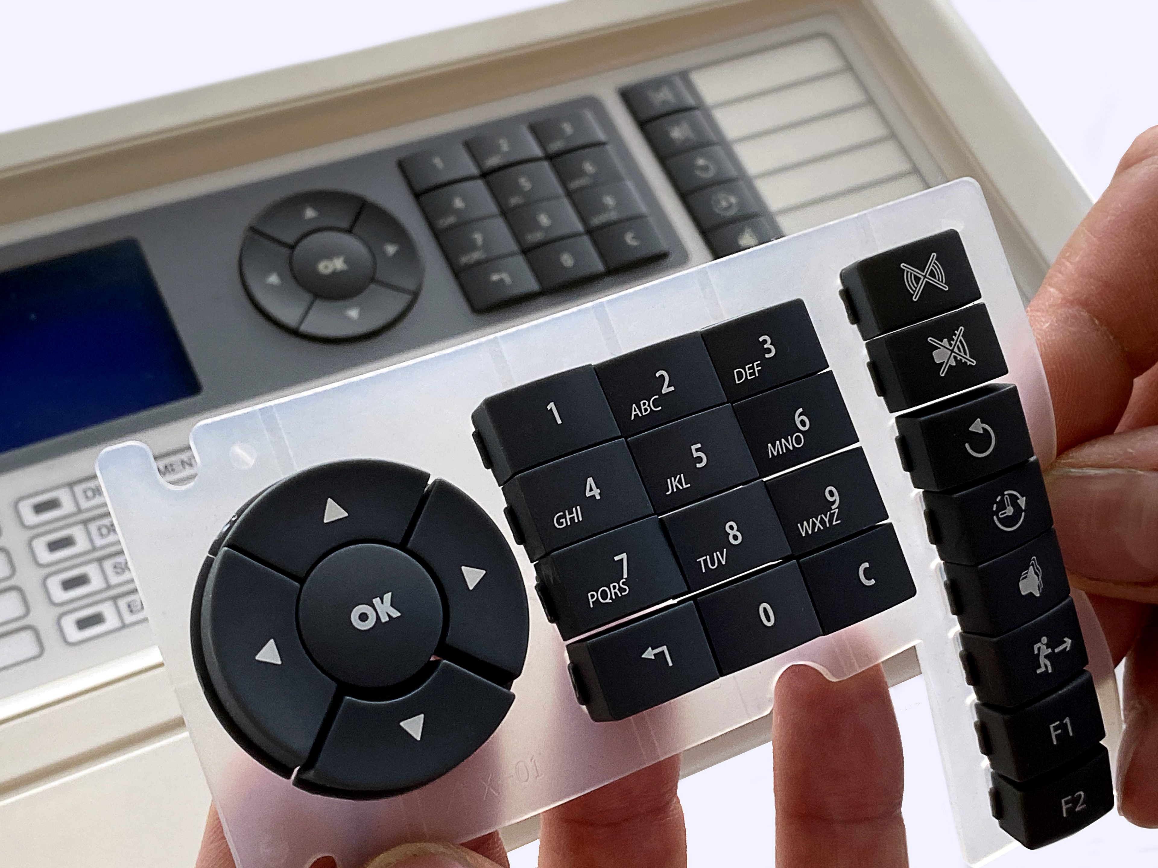 Industrial-Grade Silicone Rubber Keypads For Hygienic Environments