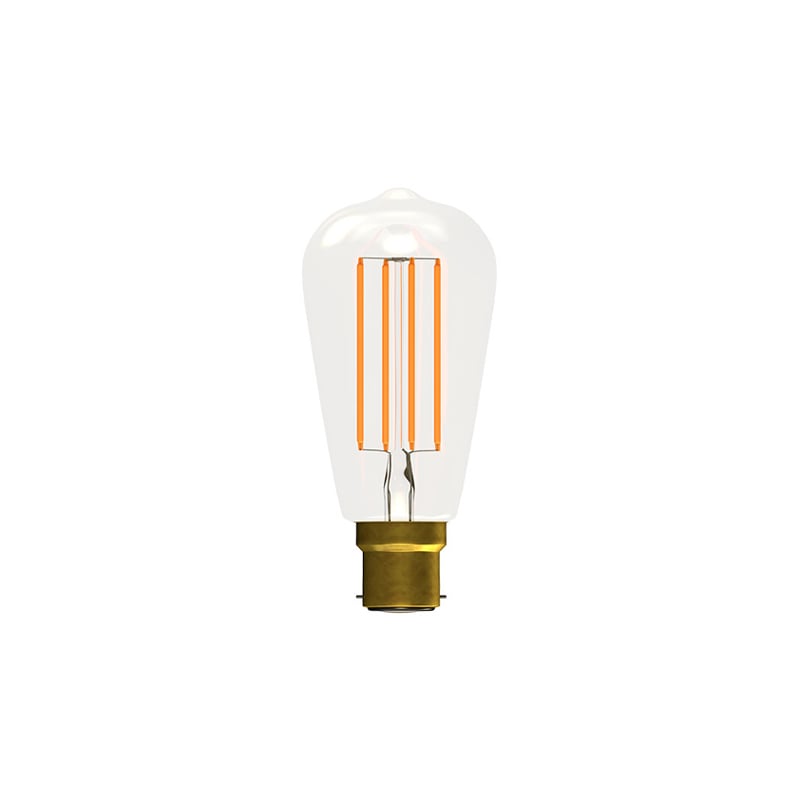 Bell Squirrel Cage Clear Dimmable LED Filament Bulb 3.3W B22 2700K