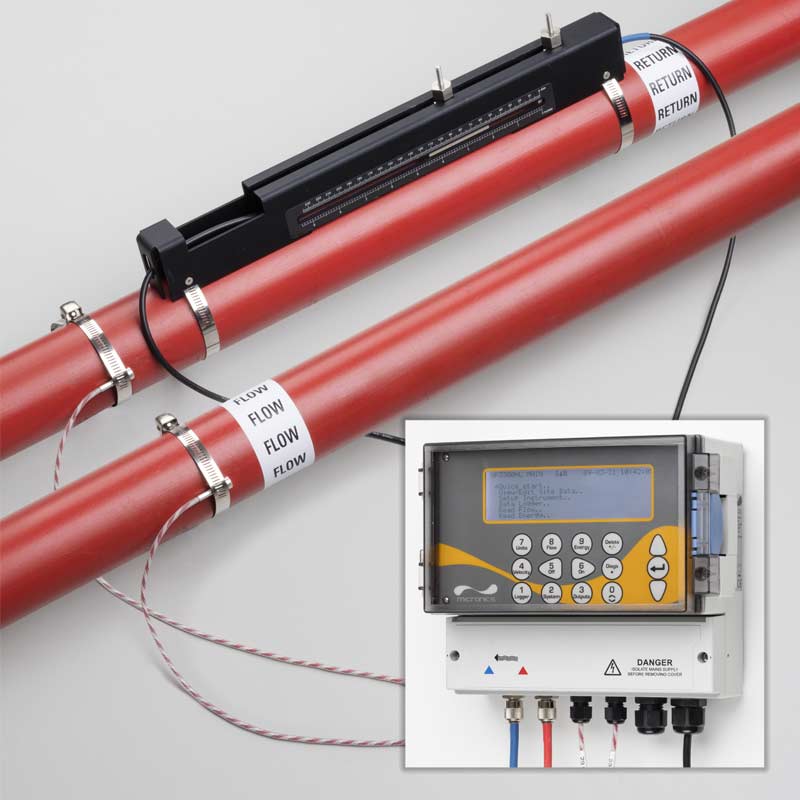 UF3300 Fixed Clamp-on, Heat/Energy, Flow and Process Measurement Meter