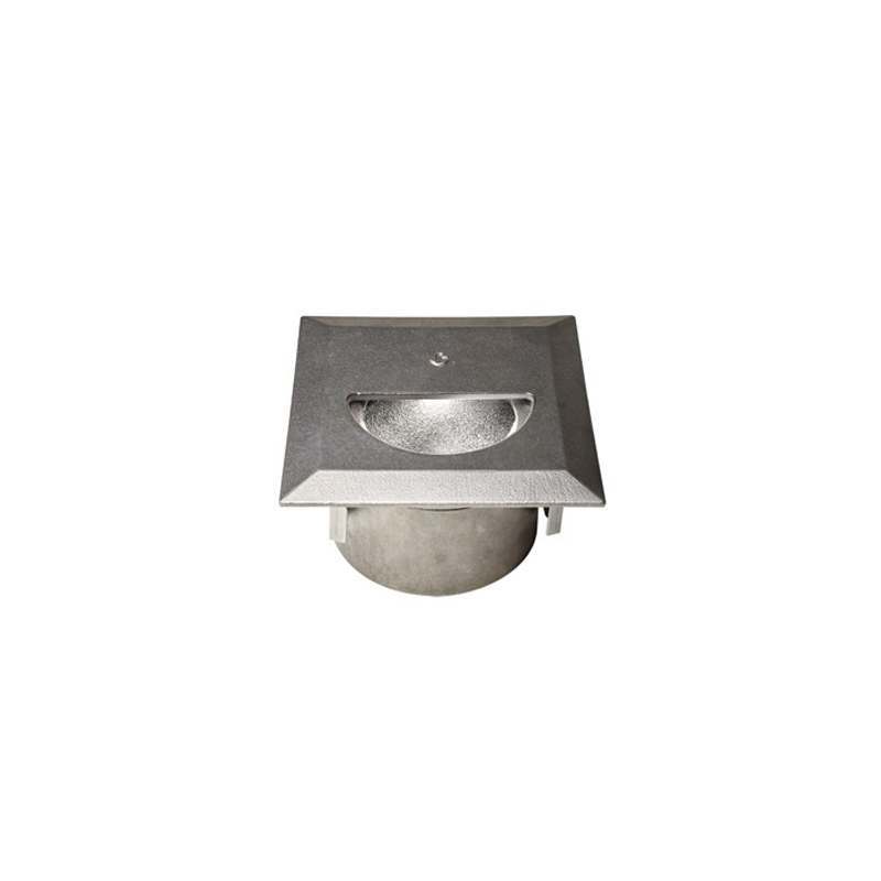 Collingwood Asymmetric Square Cast Mains Step Light 4000K