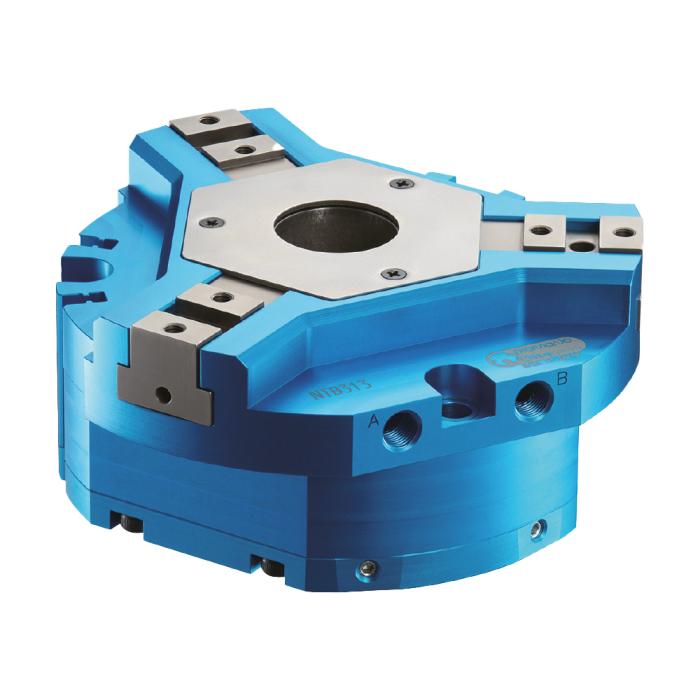 NTB309 Three Jaw Pneumatic Parallel Jaw gripper with through hole 