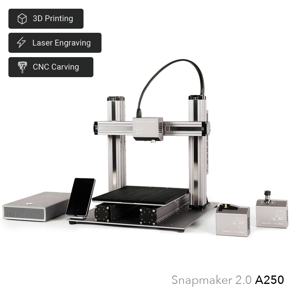 Snapmaker 2.0 Modular 3-in-1 3D Printer - A250