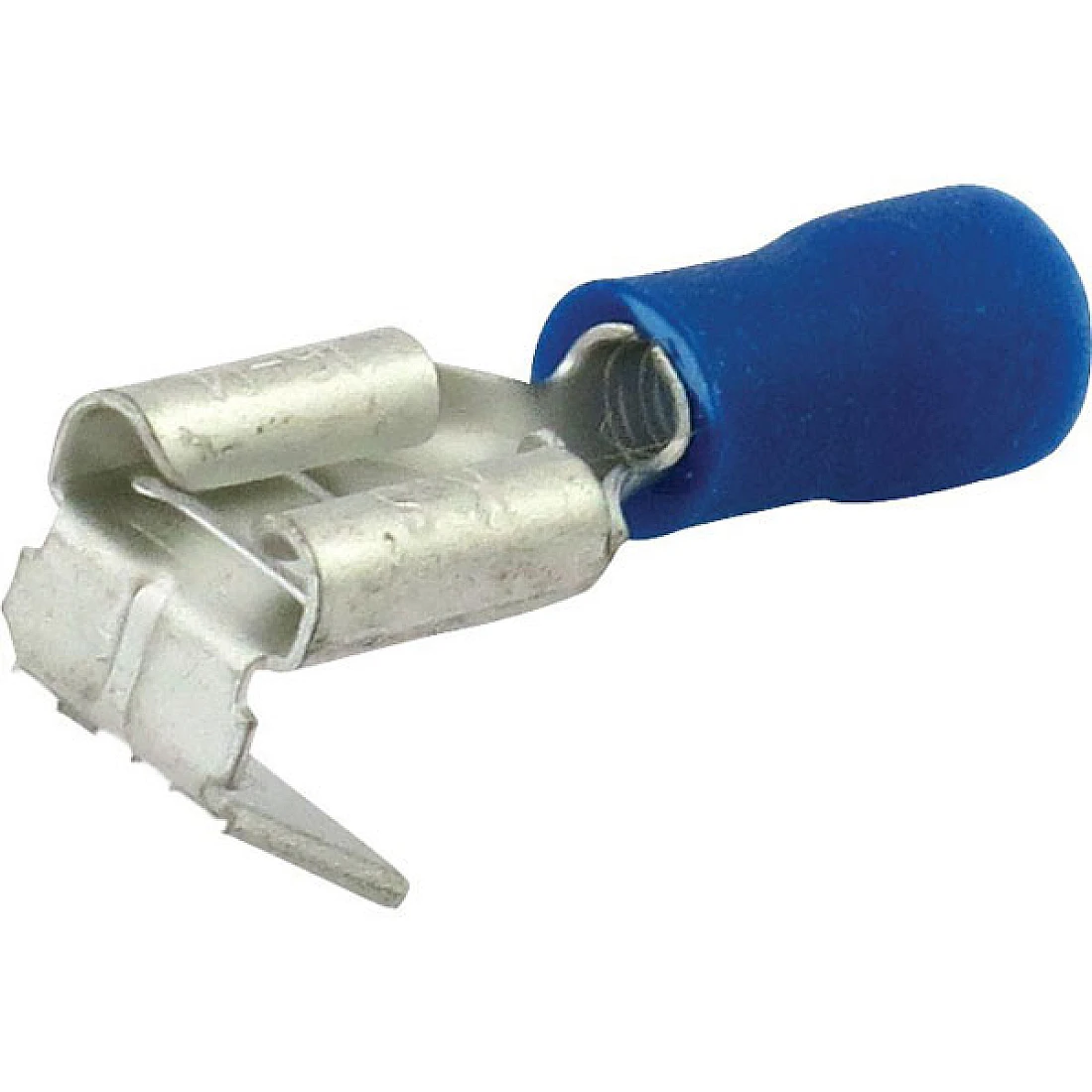 BLUE CRIMP PUSH ON ADAPTOR (PIGGY BACK)  6.3 X 0.8MM PACKS OF 100 EBP0A63