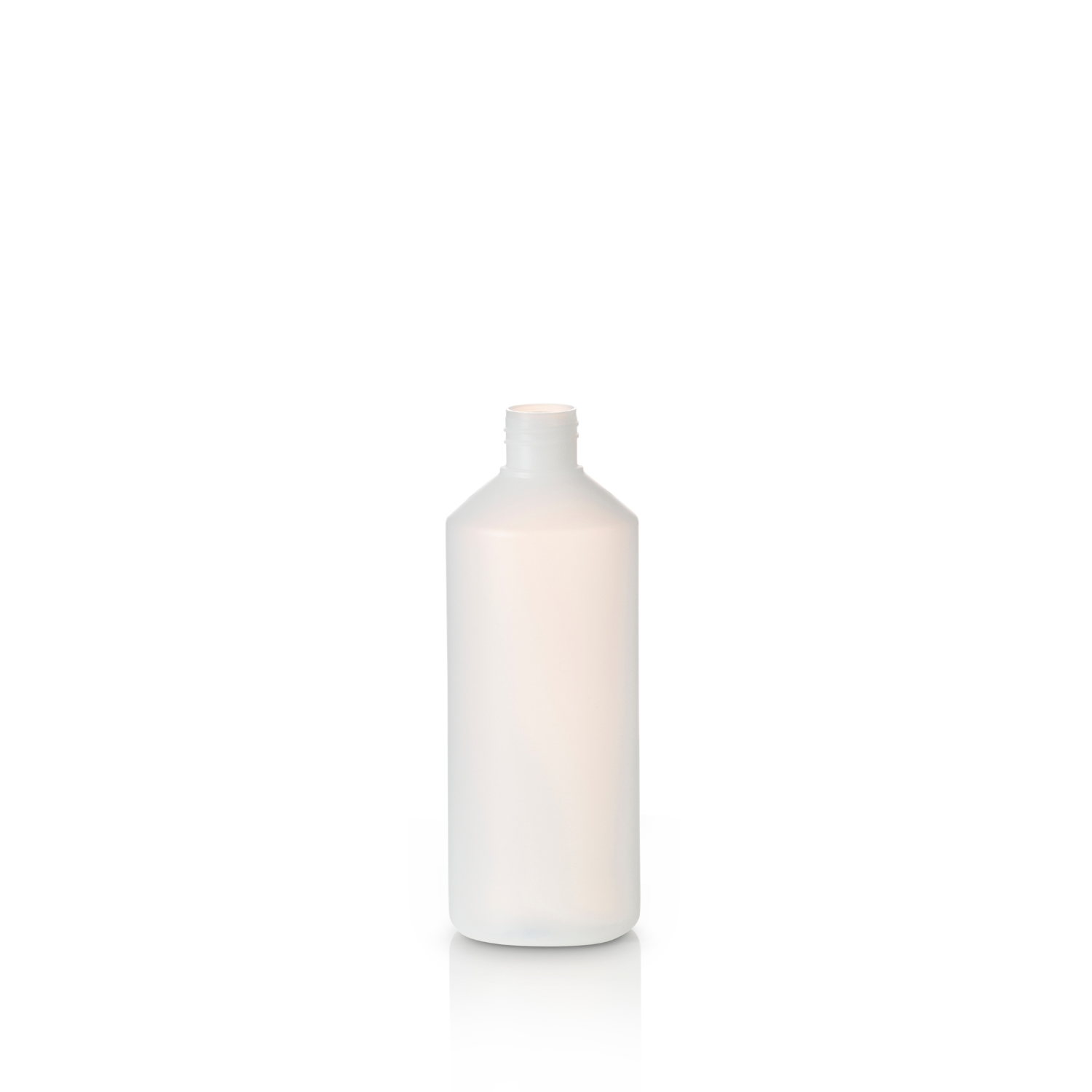 750ml Natural HDPE Cylindrical Bottle