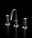 Twist Chrome 3-Piece Deck Basin Tap (47TE)