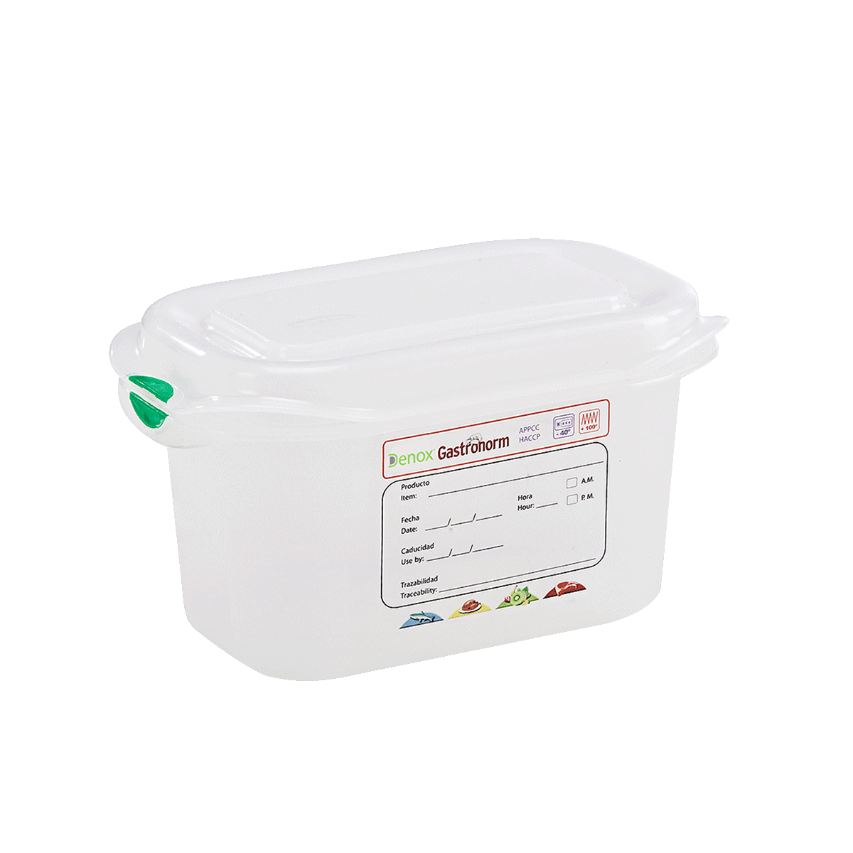 Airtight Gastronorm Food Grade Container 1/9 1 Litres