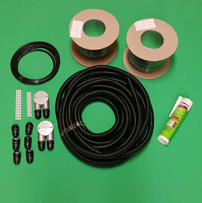 Gate Automation Fitters 24v Above Ground Cable and Duct Kit