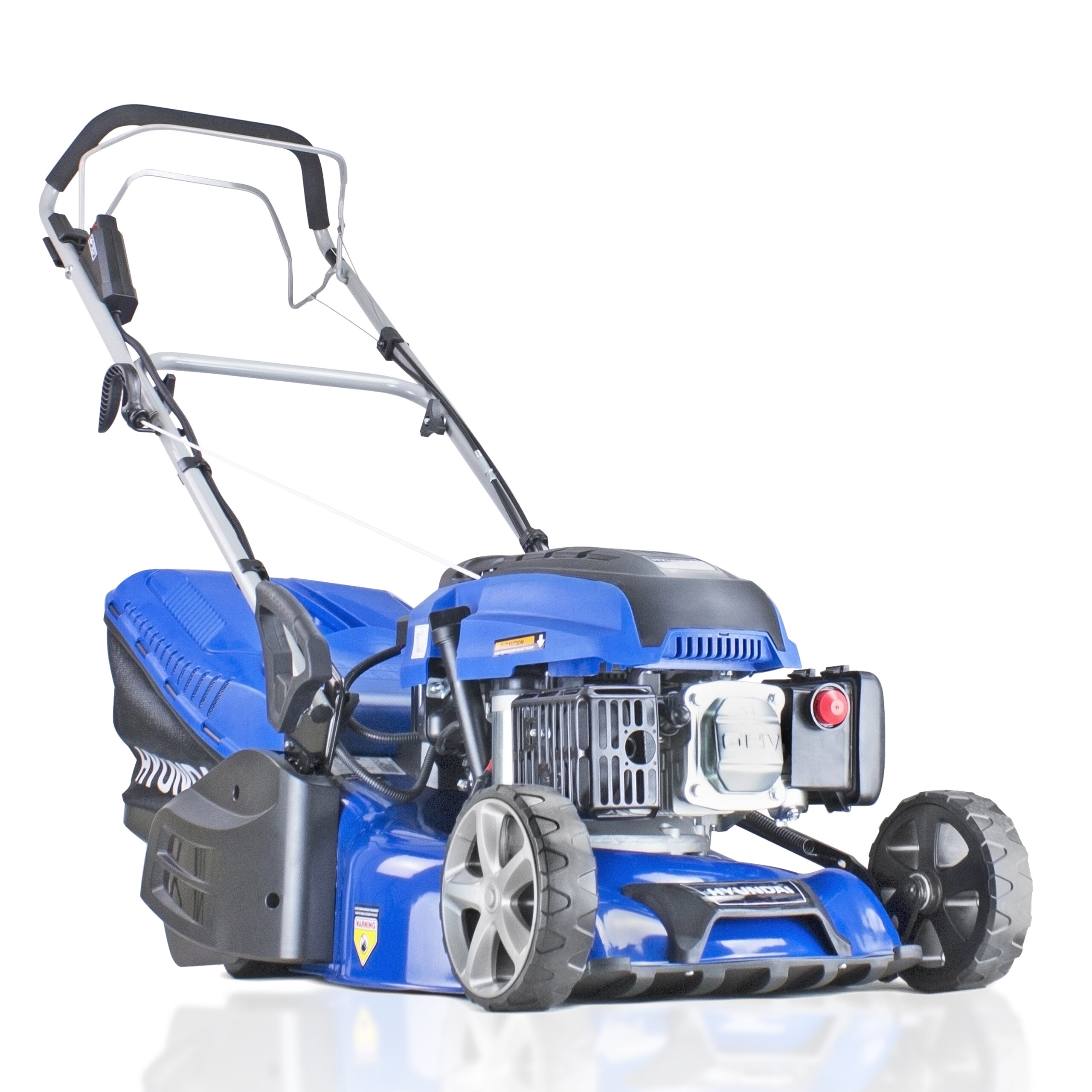 Hyundai HYM430SPER Self Propelled 17″ 43cm 430mm 139cc Electric Start Petrol Roller Lawn Mower-Includes 600ml Engine Oil