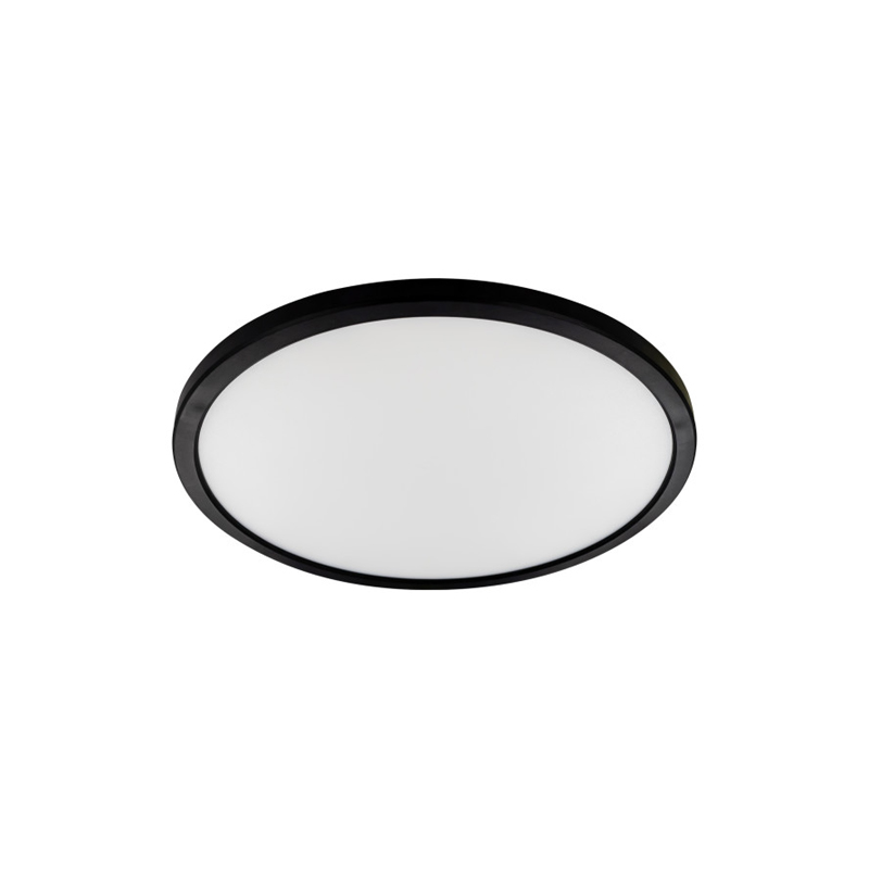 Integral Triac Dimmable Slim Halo Ceiling/Wall Light 15W Black