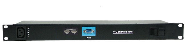 RMK-KVMU-PW1-PANEL USB KVM & Power USB Port Front Access Panel ( Crash trolley access Panel )19&#34; Rack Panel 1U