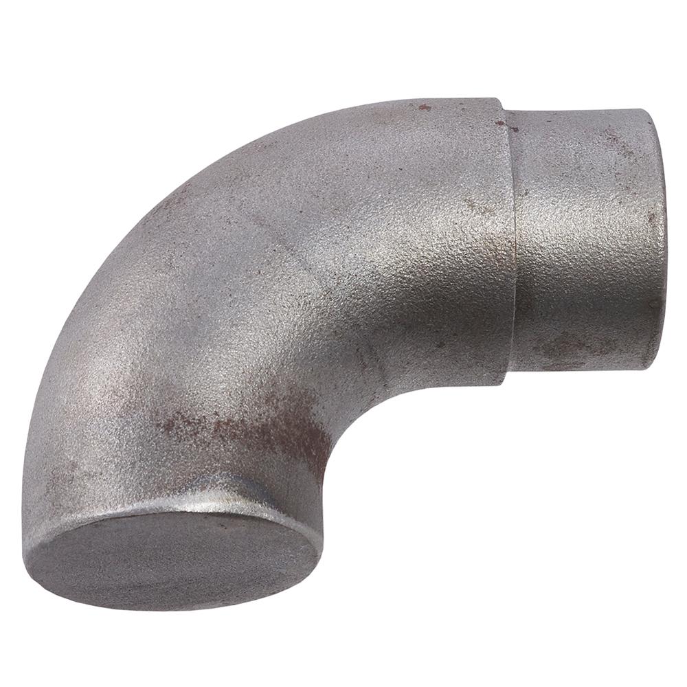 Flush Angle Scroll End-90 Deg-Cast Steel48.3mm Diameter for 2mm wall tube