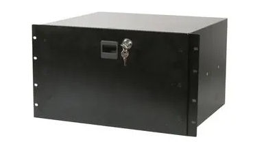 RM-DRAWER-6U-BLK 6U Rack Mount Storage Drawer Black 345mm internal deep 22kg