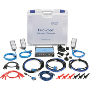 Pico Technology 4444 1000 V PC USB Oscilloscope, 20 MHz, 4CH, 1000V, Cat III, Mains Voltage/Current Kit