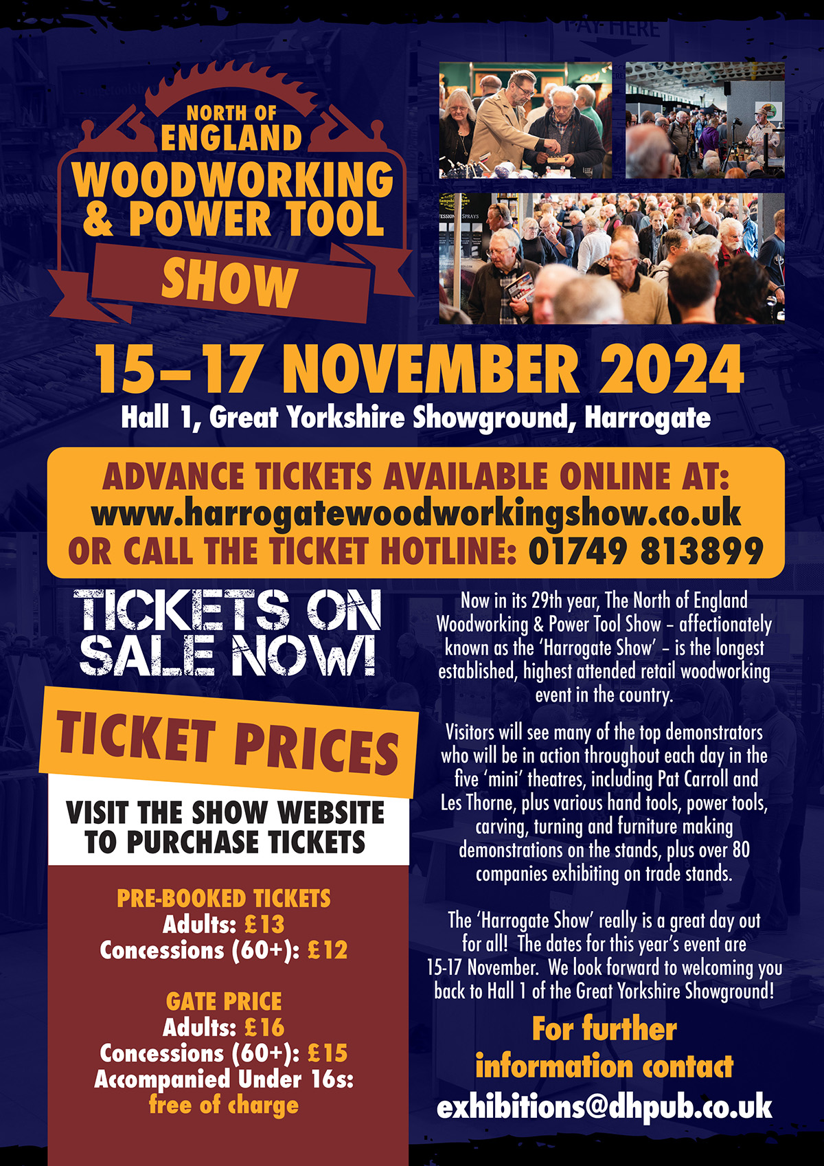 North of England Woodworking &amp; Power Tool Show 2024 - Advance tickets now available!