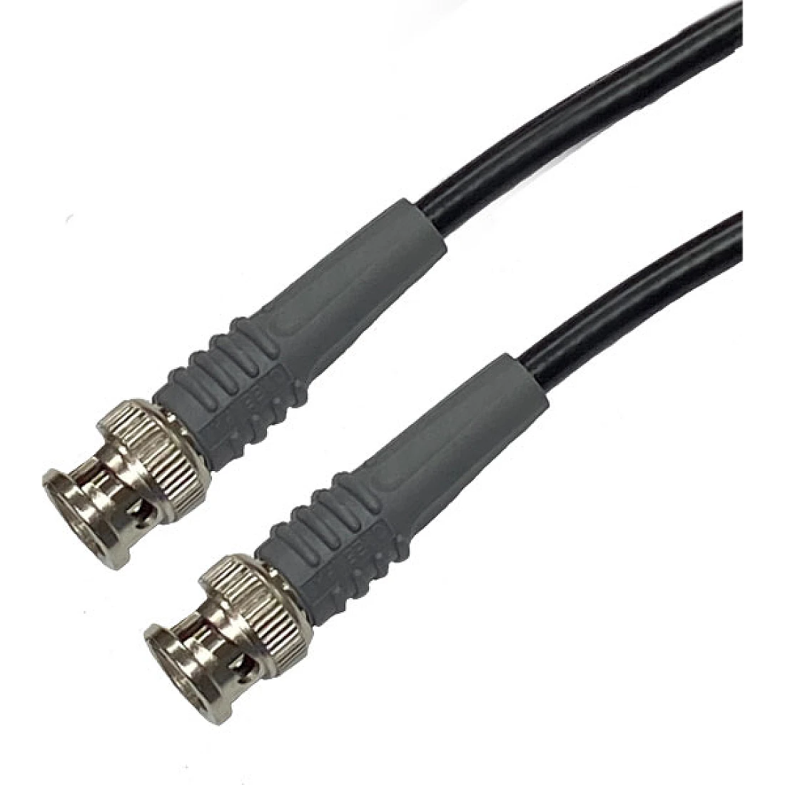 BNC Plug to BNC Plug Grey Boots Cable Assembly LMR195 2.0 METRE