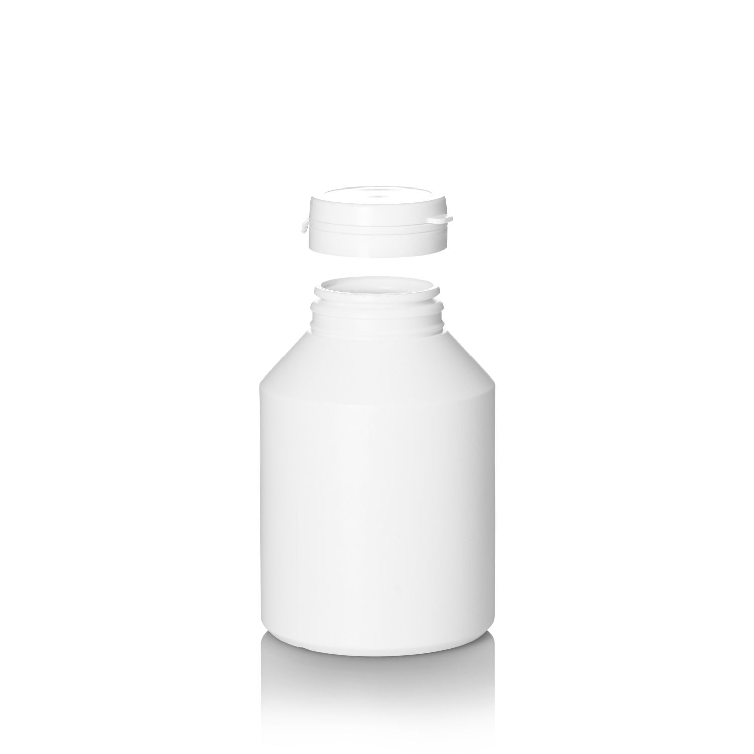 350ml White PP Tamper Evident Tampertainer Jar