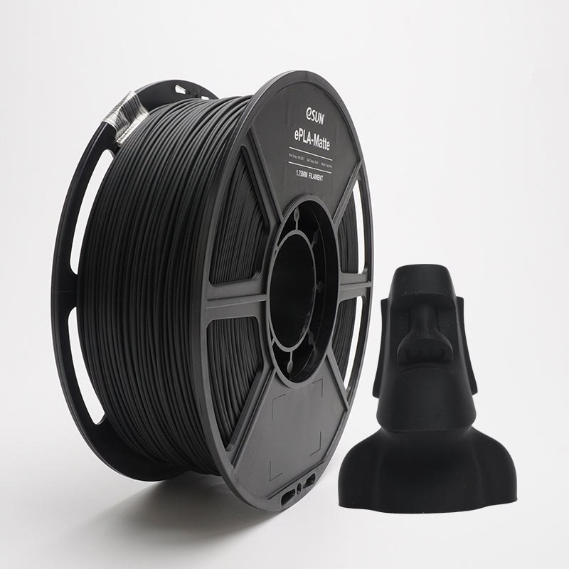 eSUN ePLA Matte Deep Black 1.75mm 3D Printing Filament