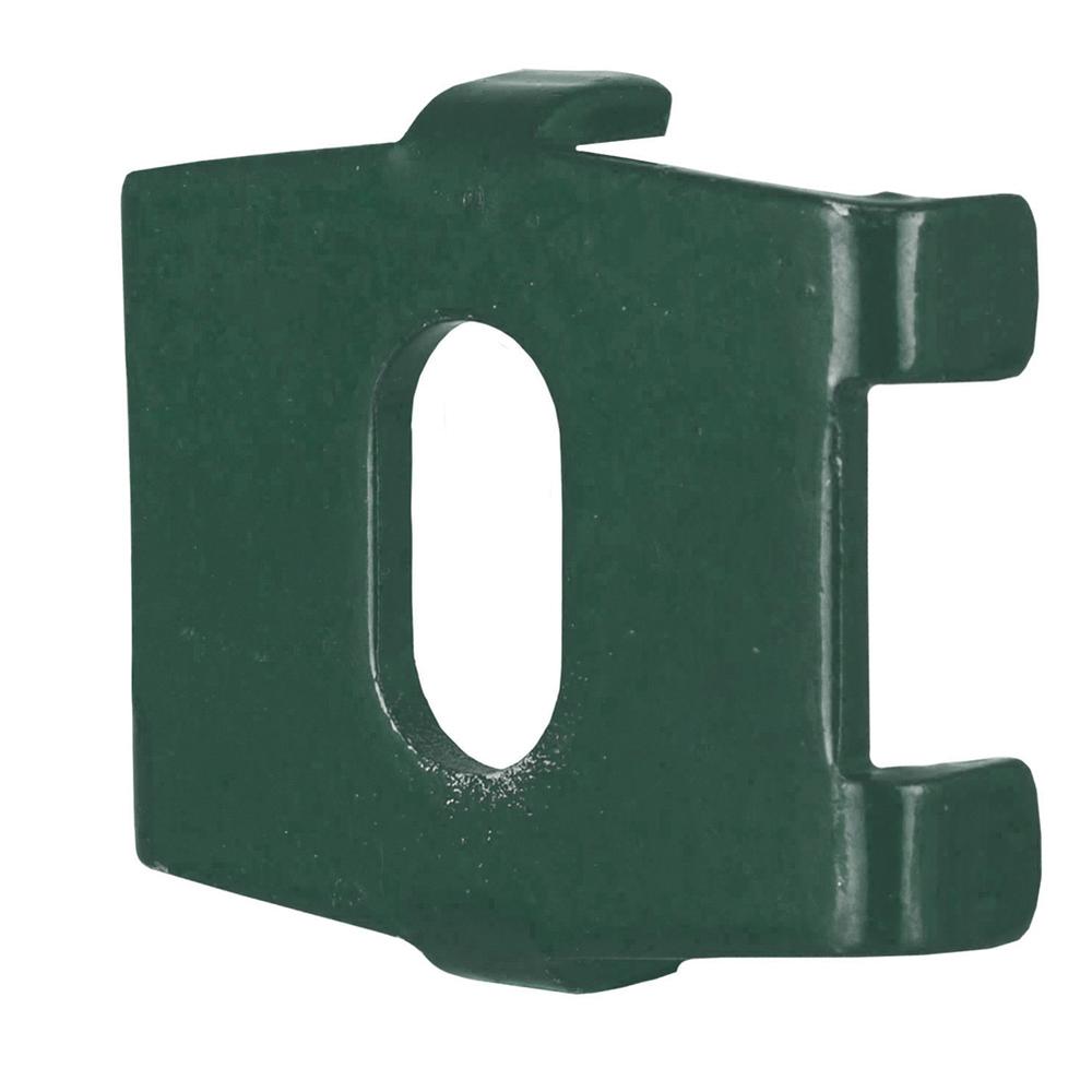 Large Mesh Clip for 868 MeshPowder Coated Green Finish - RAL 6005