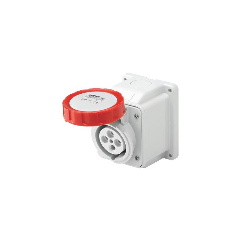 Gewiss Surface Mounting Socket IP67 16A 3P+N+E 400V Red