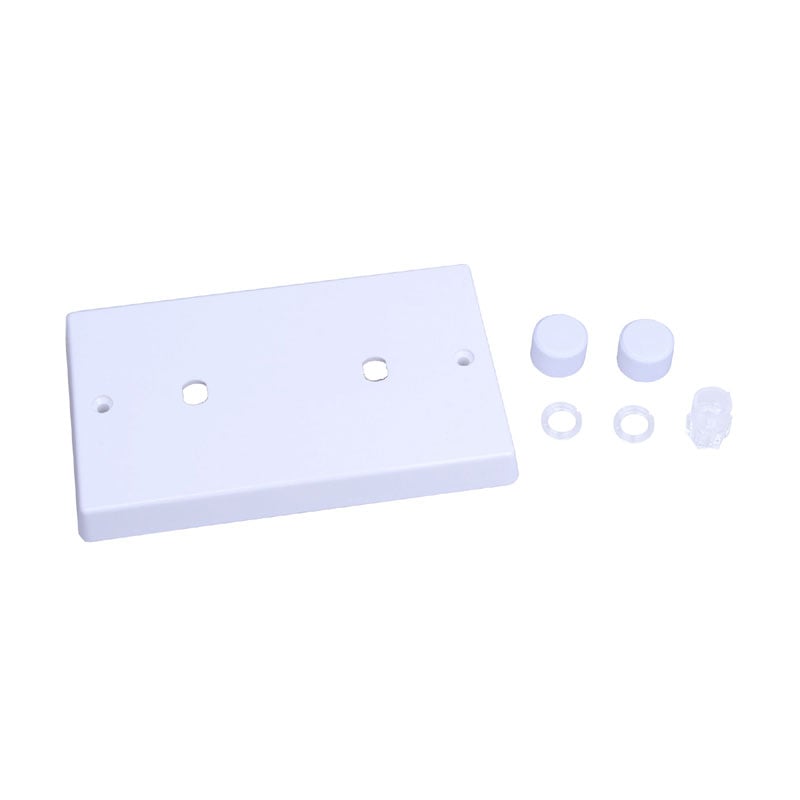 Varilight Matrix 2G Dimmer Switch White PVC
