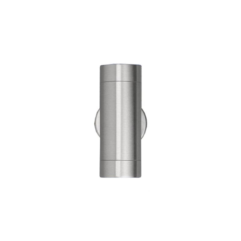 Bell Luna Fixed Up/Down GU10 Wall Light Stainless Steel