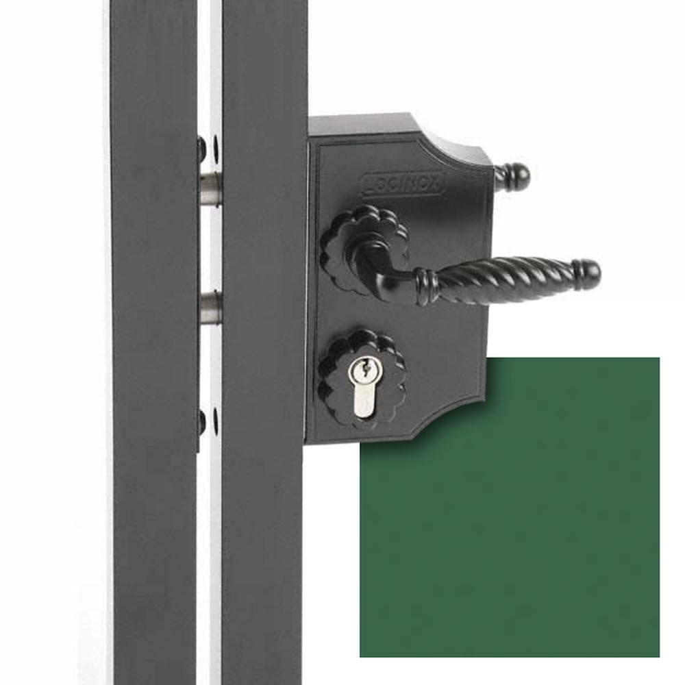 Locinox LAKQ Green Decorative Gate LockTo Suit Sections 40-60mm