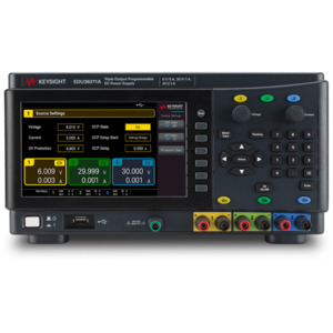 Keysight EDU36311A DC Power Supply, Triple Output, 6 V / 5 A, 2x 30 V / 1 A, 90 W, EDU Series