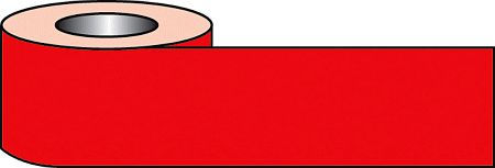 Self adhesive floor tape 33m x 50mm - red