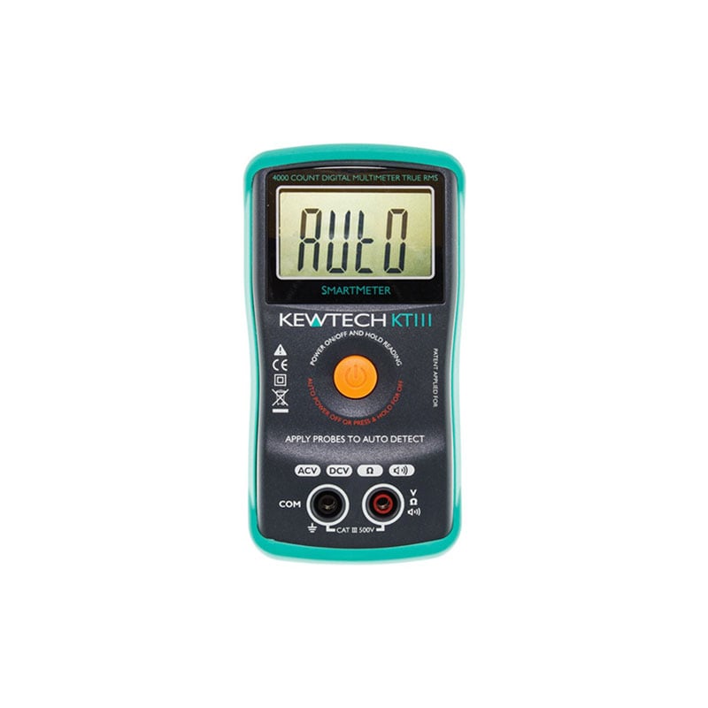 Kewtech Digital 500V True RMS Multimeter With Auto Select