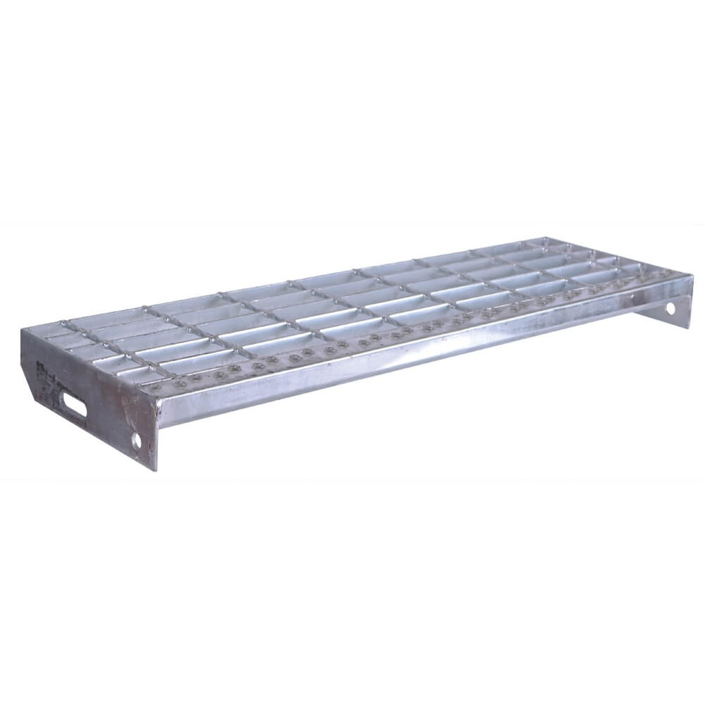 O.S.F. Stairtread 41/100 900 x 247mm 25x5mm Galvanised with Perforated Nosing