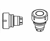 Axial geared-up I&#61;1:2 oppostite face twin driven tool H&#61;60