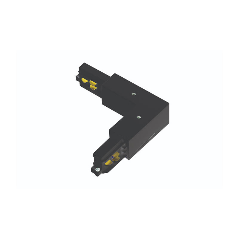 Integral Black Corner Connector for Standard-Recessed-Trimless Track