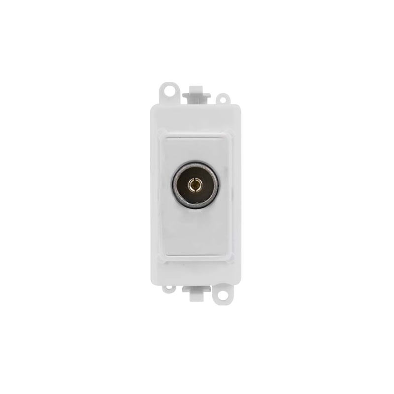 Click GridPro Female Coaxial Module Polar White