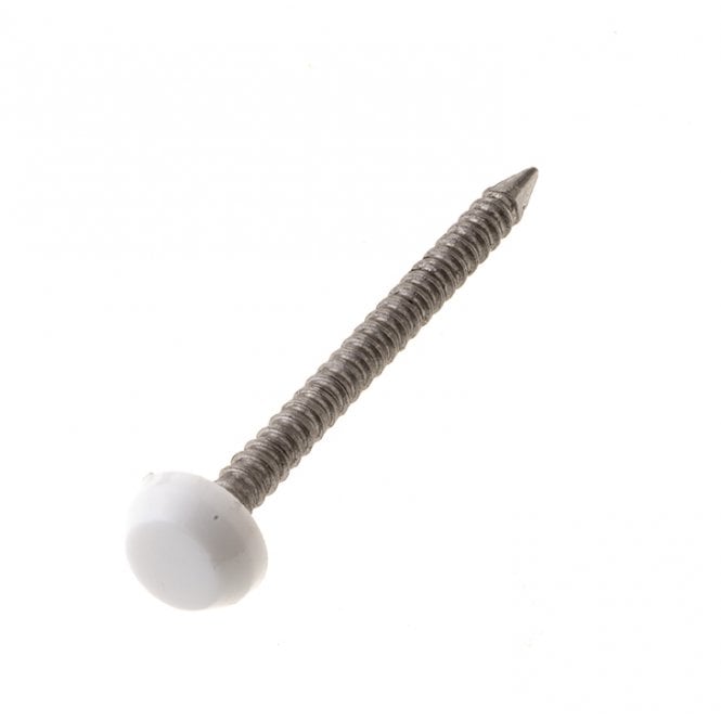 Polymer Headed Pin WHITE