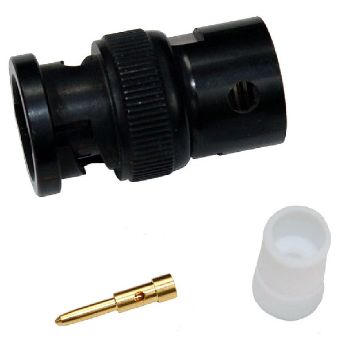BPSCANTBLK3P BNC Plug Black for Over Moulding  onto Antennas