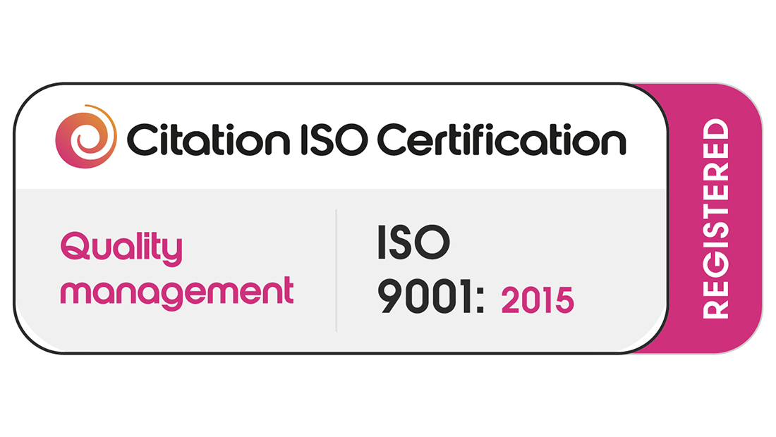 We have retained our ISO 9001 certification