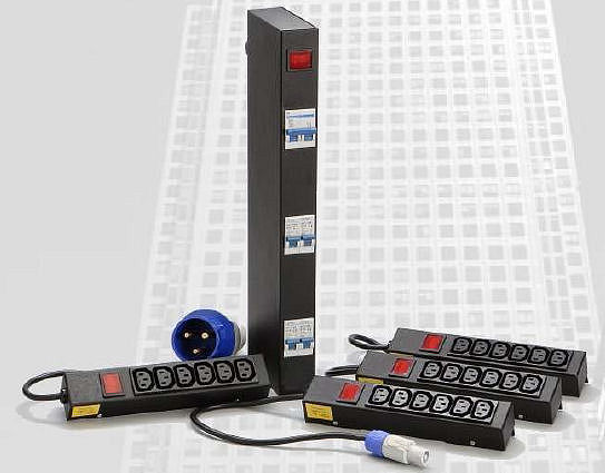 PDU-MT-PMS32A-1-4 Zero U COLO PDU Power Master Distribution Module Set 1 x 32A Input to 4 x ( 6 x C13 Output mini blocks ) Twist lock XLR for compatible RSM's. ( CO-LO PDU System 4 compartment splitter)