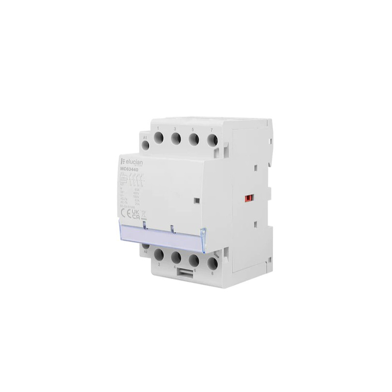 Click Elucian 4 Pole 3 Module 63A 4 x N/O Contactor