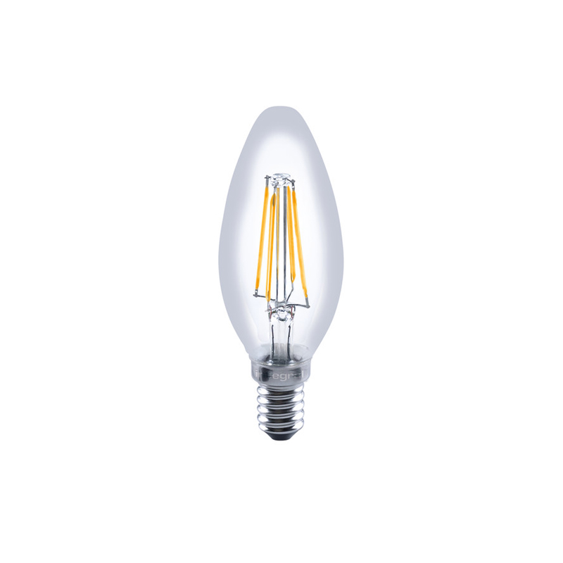 Integral Omni Filament Candle LED Lamp 4.2W E14 Dimmable 2700K
