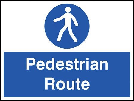 Pedestrian route