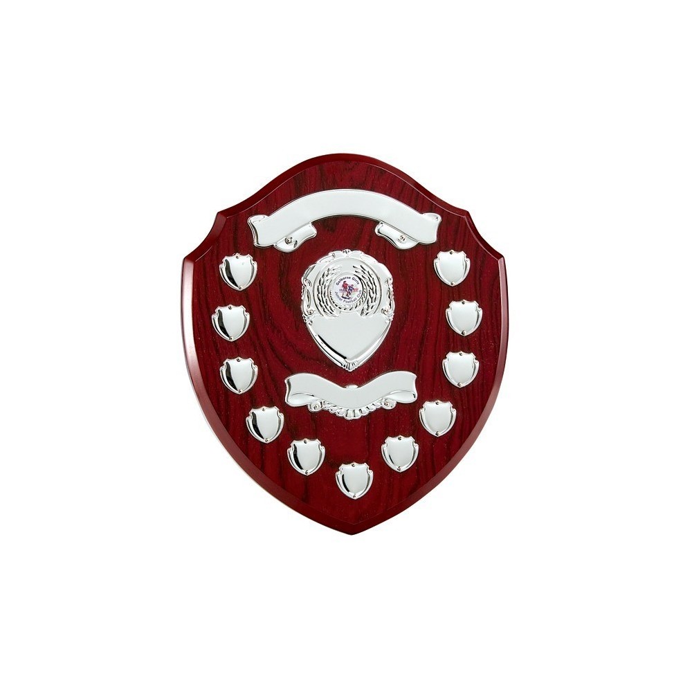 Suppliers Of Annual Rosewood Wooden Shield - 11 Years Hertfordshire