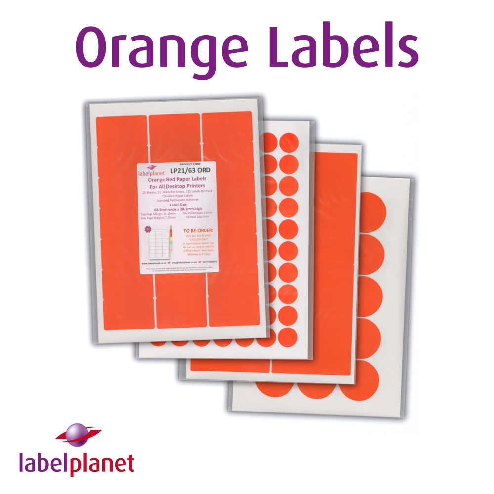 Orange Labels