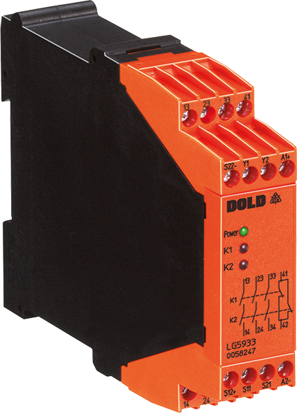Nationwide Suppliers Of LG5933.48 DC24V 3NO,1NC TWO HAND SAFETY RELAY