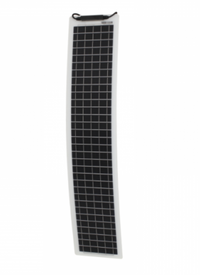 30W Reinforced Ultra-Narrow Semi-Flexible Solar Panel With A Durable Etfe Coating