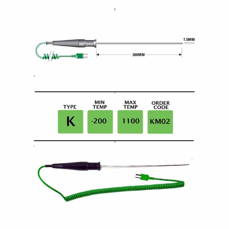 Providers Of KM02 - K Type Extended Fine Immersion Probe