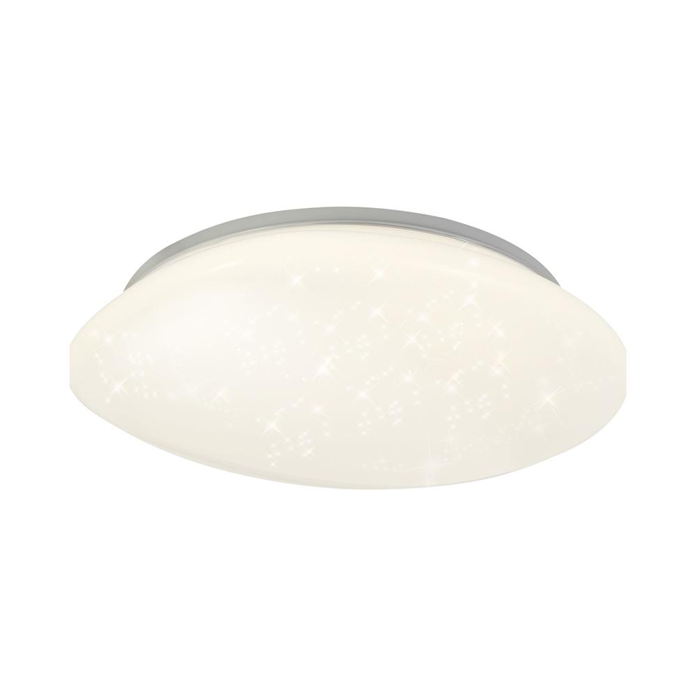 Luxuria Pure 50cm Ceiling 1x24W LED 4000K 1614lm IP44 White Acrylic