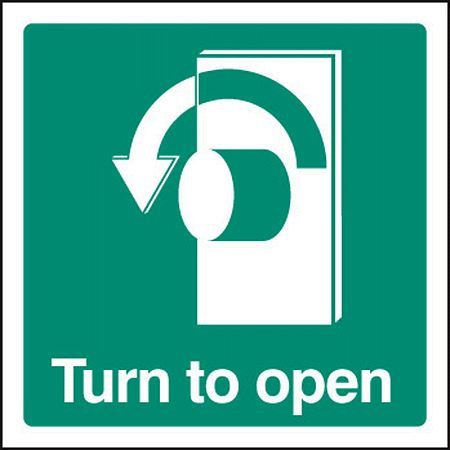 Turn to open - left