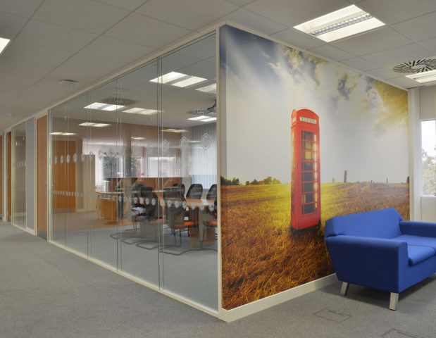 Office Wall Partition Interior Design Wiltshire