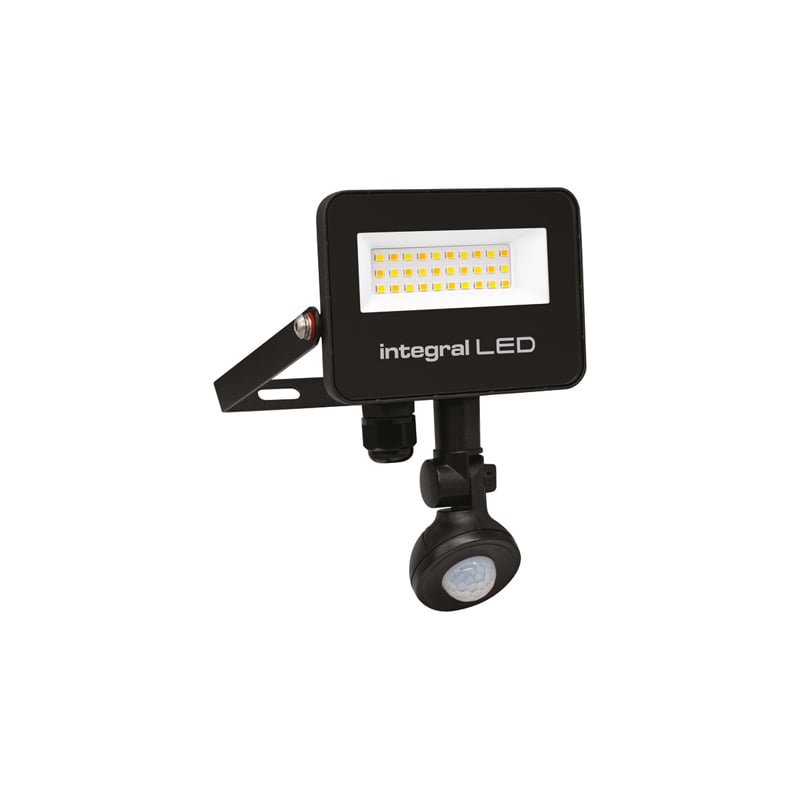 Integral Super Slim 2 CCT 10W Floodlight IP67 With PIR